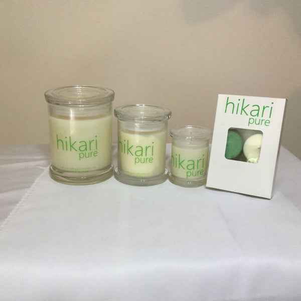 Gift Box  Aromatherapy Candles Lemongrass - Hikari Candles 