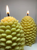 Pine Cone Bees Wax Candle Artisan - Hikari Candles 