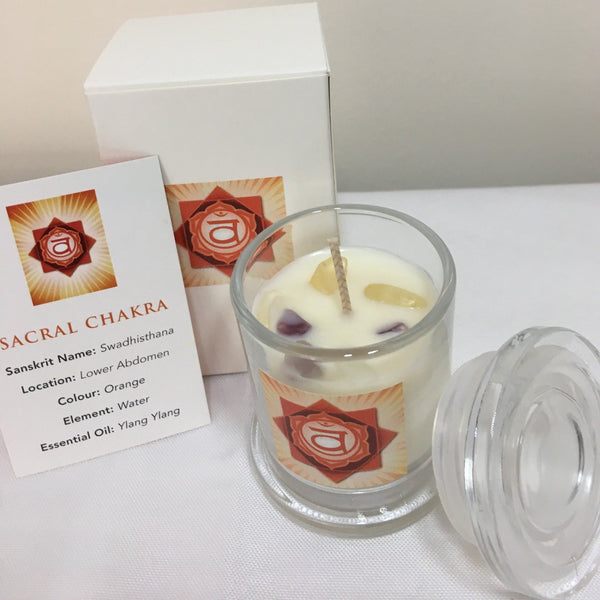 Buying Sacral Chakra Balancing Candle 22 oz.