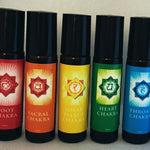 Chakra Roll on Aromatherapy Oil Set special - Hikari Candles 