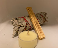 Smudging Stick White Sage Clearing Set - Hikari Candles 