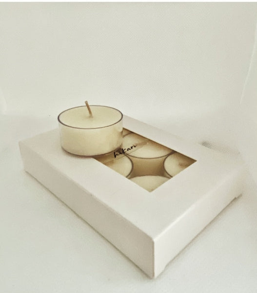 Tea Lights Soy Fragrance Caramel Vanilla - Hikari Candles 